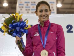 La medallista olímpica buscará subirse al podrio en los próximos JO de Londres 2012. ARCHIVO  /