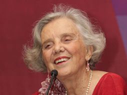 Elena Poniatowska, activista social que comprende el valor de la cultura. ARCHIVO  /