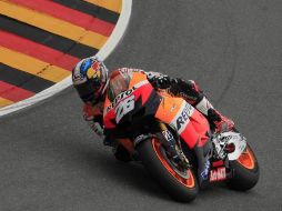 Daniel Pedrosa se queda con la carrera en Alemania en Moto GP. AFP  /