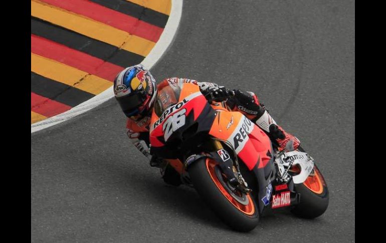 Daniel Pedrosa se queda con la carrera en Alemania en Moto GP. AFP  /