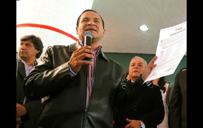 Eduardo Almaguer dirigente estatal del PRI en Jalisco.  /