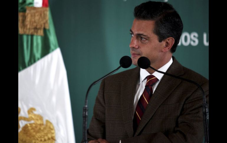 Enrique Peña Nieto ofrece conferencia de prensa este martes en la Ciudad de México. EL UNIVERSAL  /