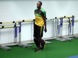 Usain Bolt seguirá con sus entrenamientos para llegar a punto a su competencia en Londres 2012. MEXSPORT  /