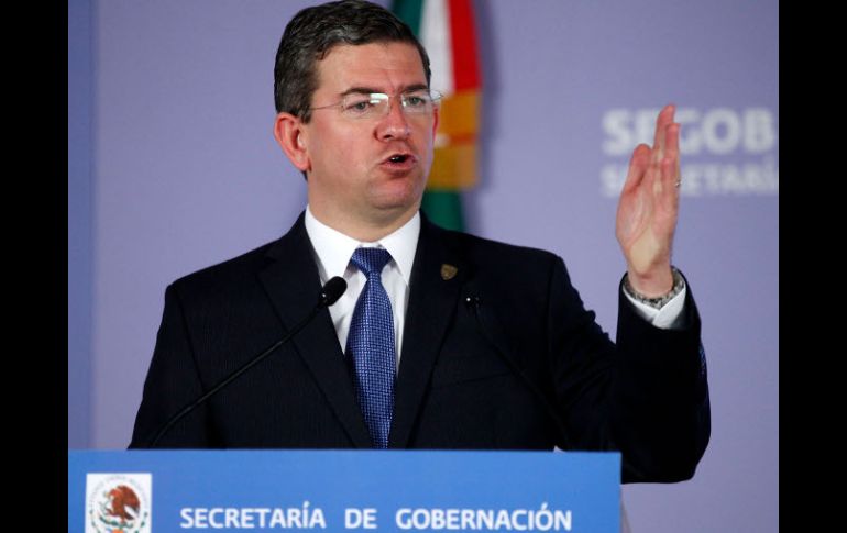 El secretario ejecutivo SESNSP, José Oscar Vega Marín, en conferencia de prensa sobre el Control de Confianza. NTX  /