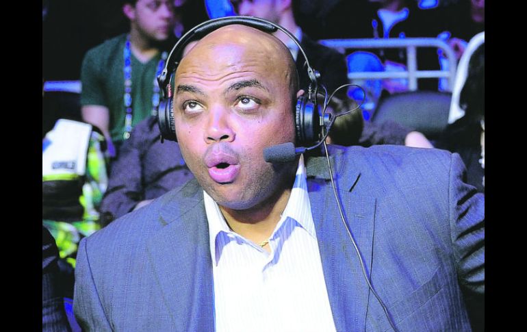 Charles Barkley actualmente es comentarista de TV. AFP  /