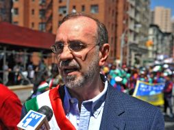 Carlos Sada, cónsul mexicano en NY, criticó la discriminatoria aplicación de política ''Paro y Cateo''. ARCHIVO  /