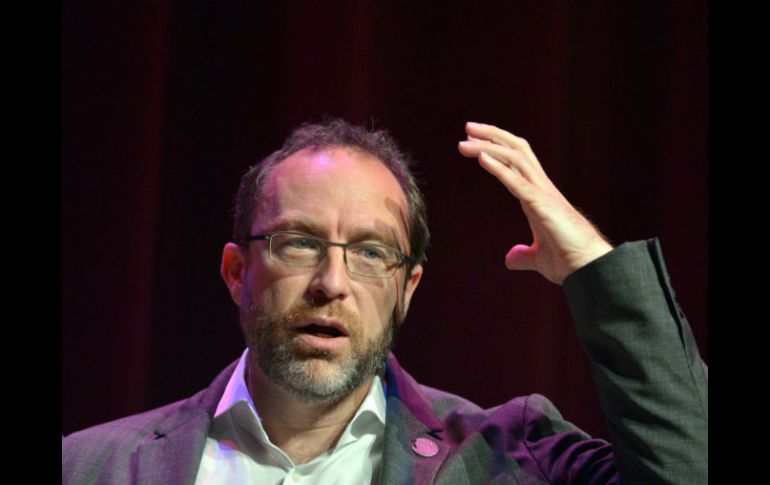 Jimmy Wales, fundador de Wikipedia, participó en la conferencia anual Wikimania. AFP  /