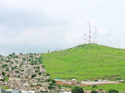 EN CRECIMIENTO. Aspecto de la manca urbana a los pies del Cerro del Cuatro.  /