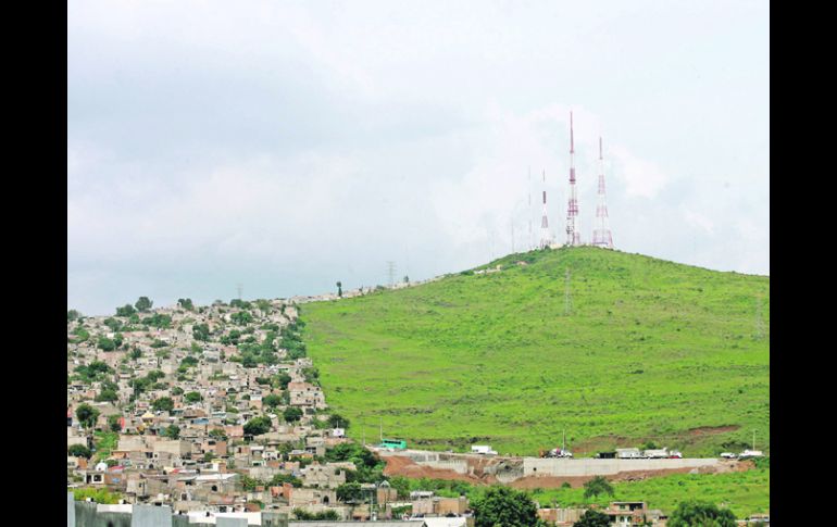 EN CRECIMIENTO. Aspecto de la manca urbana a los pies del Cerro del Cuatro.  /