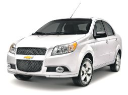 El Chevrolet Aveo se mantiene como el preferido del mercado mexicano. ESPECIAL  /