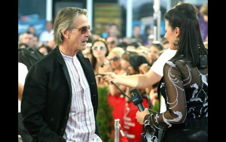 Jeremy Irons hizo un llamado ecológico desde Sarajevo. EFE  /