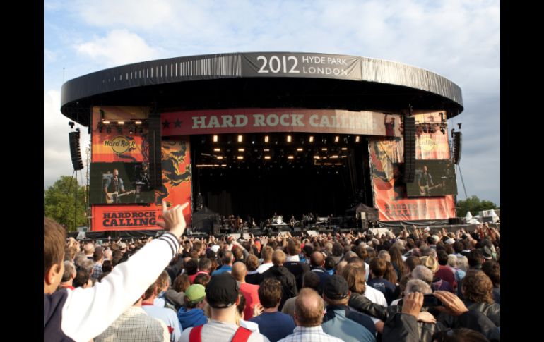 El 'Hard Rock Calling', en el Hyde Park de Londres. AP  /