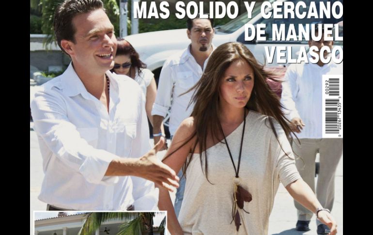 Anahí y Manuel Velasco Coello son la portada de la revista ''Hola!''. EL UNIVERSAL  /