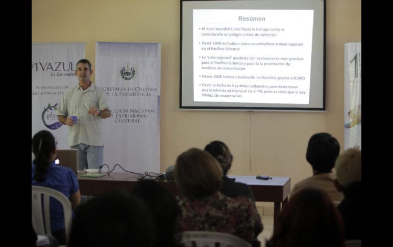 Vista del Primer Foro Regional de la Tortuga Carey. EFE  /