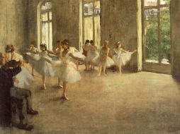 ''Bailarinas en el salón de ensayo de la ópera'' de Edgar Degas (Nacido en 1834). ARCHIVO  /