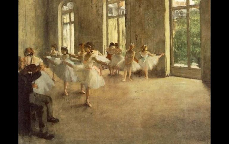 ''Bailarinas en el salón de ensayo de la ópera'' de Edgar Degas (Nacido en 1834). ARCHIVO  /