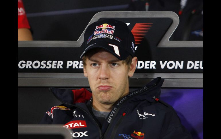 Vettel va tercero en el campeonato de F1, por debajo de Fernando Alonso y su coequipero Mark Webber. REUTERS  /