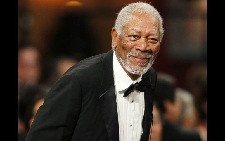 Morgan Freeman por ahora promociona la última película de Batman de la saga de Nolan. REUTERS  /