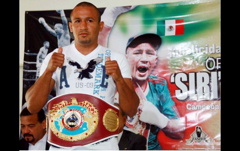 Orlando Salido es campeón pluma de la Organización Mundial de Boxeo. ARCHIVO  /