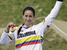 Mariana Pajón viene de ganar el oro en los Panamericanos de Guadalajara. AFP  /