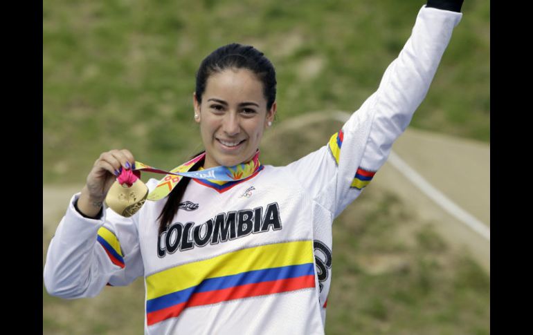 Mariana Pajón viene de ganar el oro en los Panamericanos de Guadalajara. AFP  /