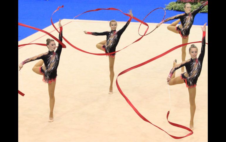 Las competencias de gimansia rítmica serán del 9 al 12 de agosto en la Wembley Arena. ARCHIVO  /