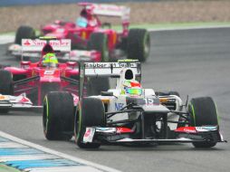 Sergio Pérez logró sacarle jugo a su Sauber durante todas las sesiones, pero fue castigado por los oficiales. SAUBER MOTORSPORT  /