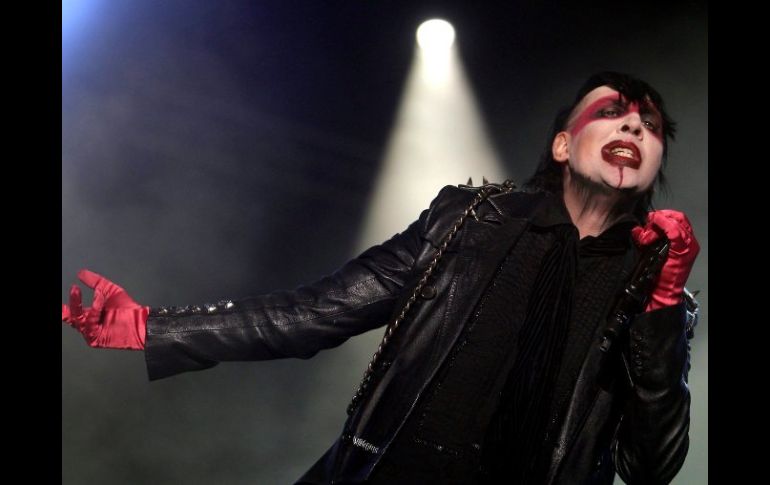 Marilyn Manson llevó lo mejor de su repertorio a España. EFE  /