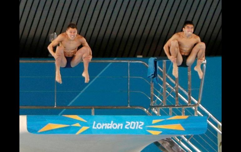 Germán Sánchez e Iván García ya practican en Londres. REUTERS  /