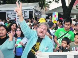 De todo hubo. Entre los 30 mil manifestantes estuvieron incluso escritores, como Paco Ignacio Taibo ll. EL UNIVERSAL  /