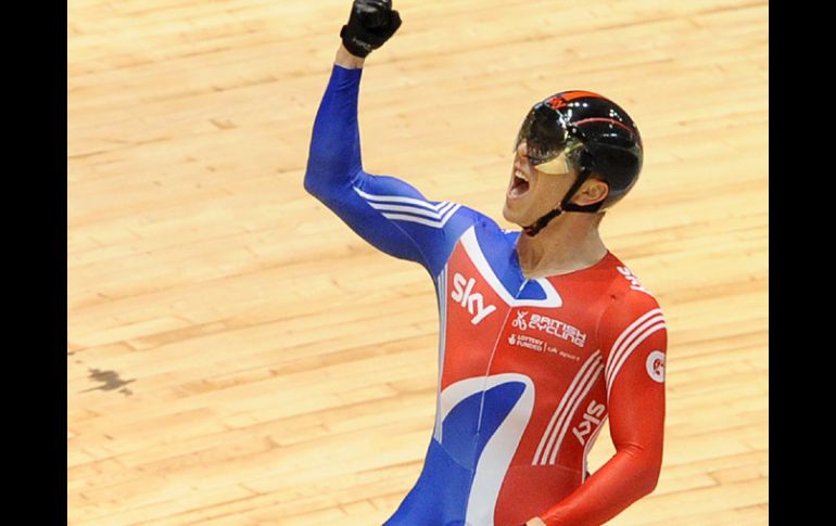 El ciclista Hoy sera por segunda ocasión el abanderado británico en Juegos Olímpicos. AFP  /