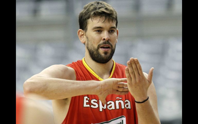 Pau Gasol será el abanderado de España tras la baja de Rafael Nadal. REUTERS  /