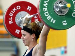 Luz Mercedes Acosta realizó este lunes su primer entrenamiento en Londres. ARCHIVO  /