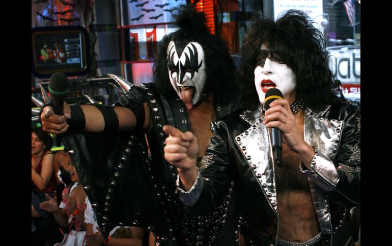 Todo el rock and roll de Kiss, se descargará de nueva cuenta en México. ARCHIVO  /