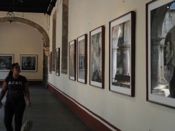 El pasillo del patio central del Museo Regional de Guadalajara.  /