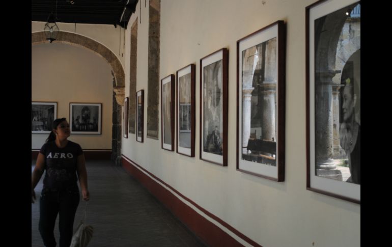 El pasillo del patio central del Museo Regional de Guadalajara.  /