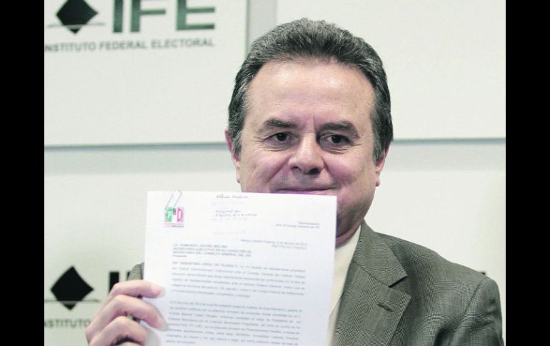 Pedro Joaquín Coldwell afirmó que el candidato de las izquierdas tuvo fuentes de financiamiento ocultas. EL UNIVERSAL  /