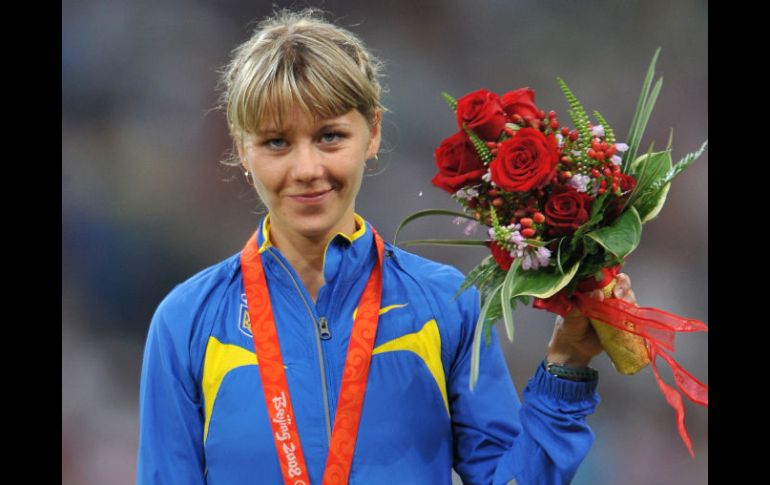 La ucraniana Nataliya Tobias, bronce en Beijing 2008, es una de las atletas que dio positivo en las pruebas del IAAF. AFP  /