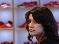 Nadia Comaneci participó en algunos actos publicitarios y colaborará con medios de comunicación durante la justa. EFE  /