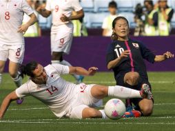 Los goles de Japón fueron a los 33 y 44 minutos. AP  /