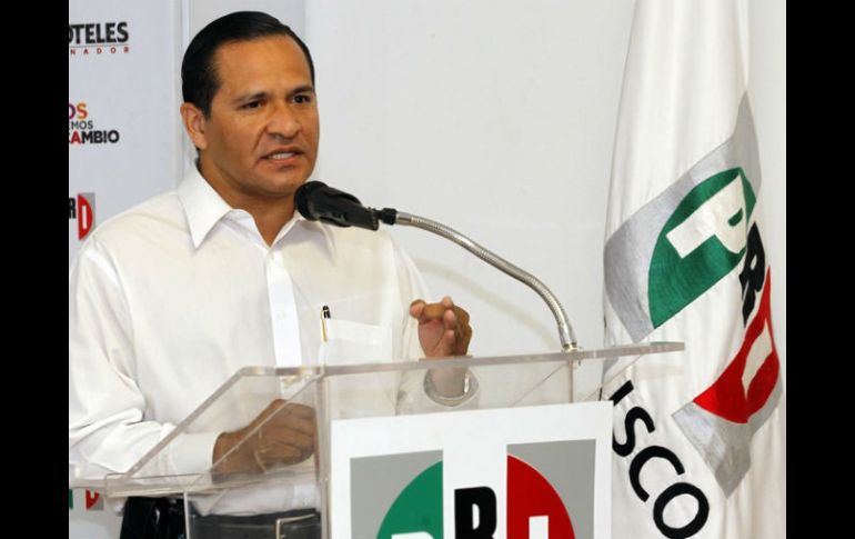 Eduardo Almaguer, presidente del PRI en Jalisco asegura la impugnación carece de sustento jurídico. ARCHIVO  /