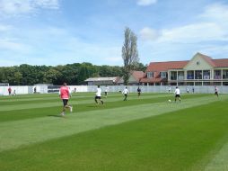 Entrenamiento de la Selección Mexicana Sub-23 en Londres. ARCHIVO  /