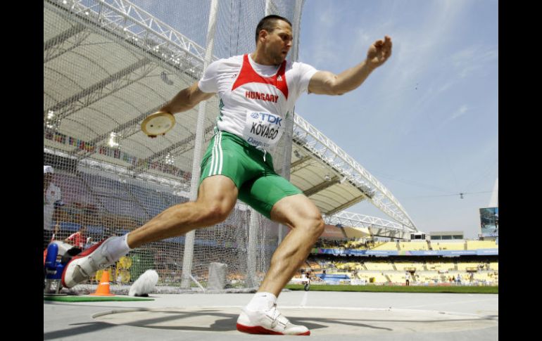 Kovago, durante su participación en el Mundial de Atletismo de Daegu. AP  /