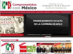 En el sitio web del PRI puede consultarse el documento sobre la presunta red de financiamiento de López Obrador. ESPECIAL  /