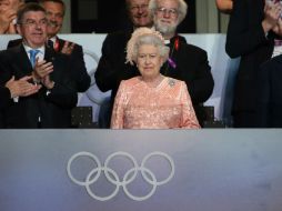 ''Declaro inaugurados los Juegos en Londres de la XXX Olimpiada de la Era Moderna'', fueron las palabras de Isabel II. XINHUA  /