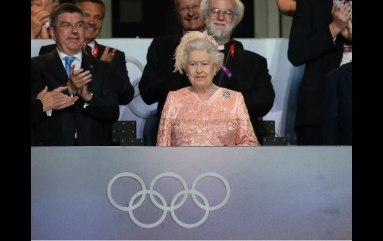 ''Declaro inaugurados los Juegos en Londres de la XXX Olimpiada de la Era Moderna'', fueron las palabras de Isabel II. XINHUA  /