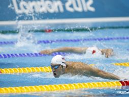 El japonés Kosuke Hagino supero al tritón americano en los 400 metros libres. EFE  /