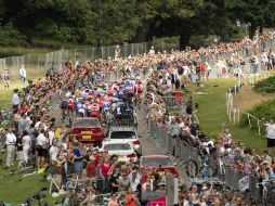 La ruta varonil pasa por Richmond Park. AFP  /