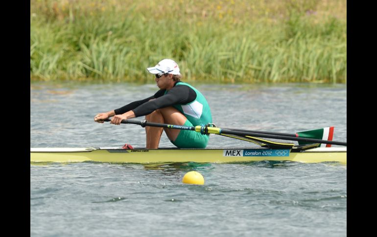 Loliger compitió en la primera serie y fue tercero de su prueba, con un  tiempo de 6:51.78 minutos. AFP  /