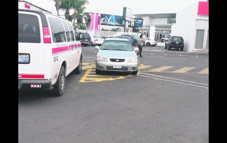 El estacionamiento del aeropuerto internacional de Guadalajara.  /